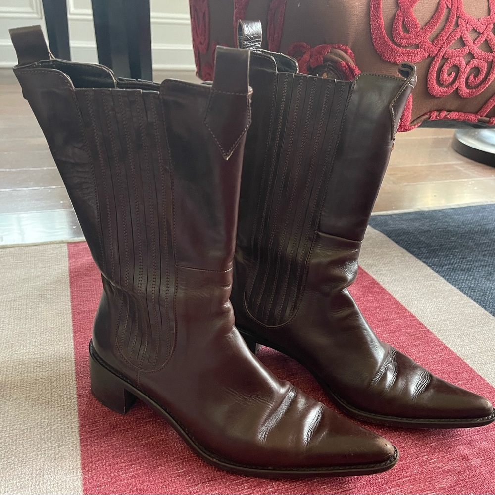 Bolsa leather boots, made in Italy
